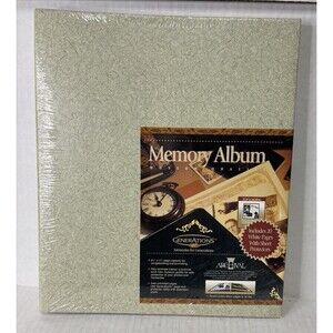Generations Memory Album 8.5 Inch x 11 Inch Acid Free Poly Laminate Interior NEW